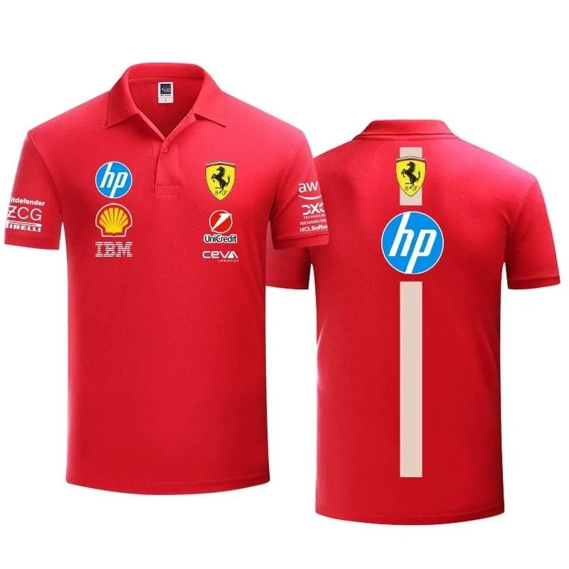2025 Ferrari F1 RacingTeam Uniform POLO Shirt