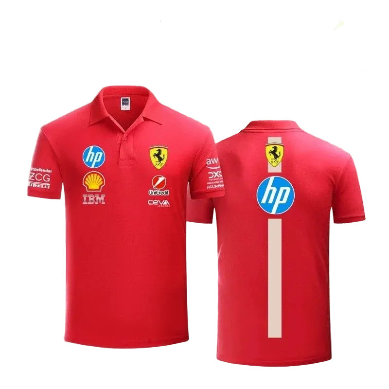 2025 Ferrari F1 RacingTeam Uniform POLO Shirt