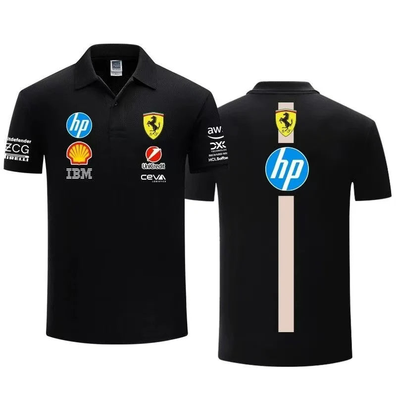 2025 Ferrari F1 RacingTeam Uniform POLO Shirt