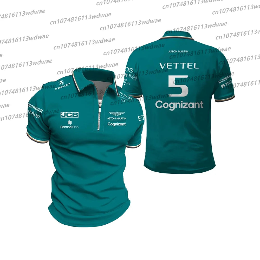 2025 Aston Martin F1 RacingTeam Uniform POLO Shirt