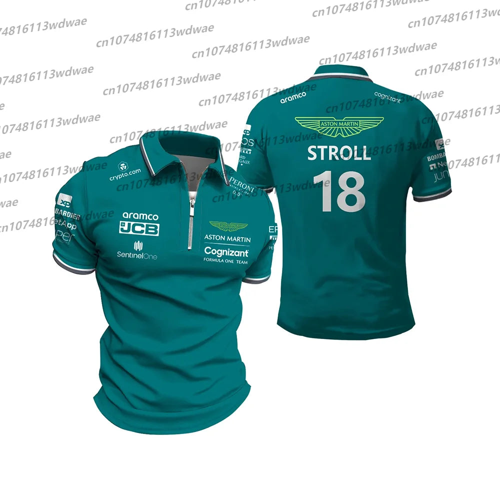 2025 Aston Martin F1 RacingTeam Uniform POLO Shirt