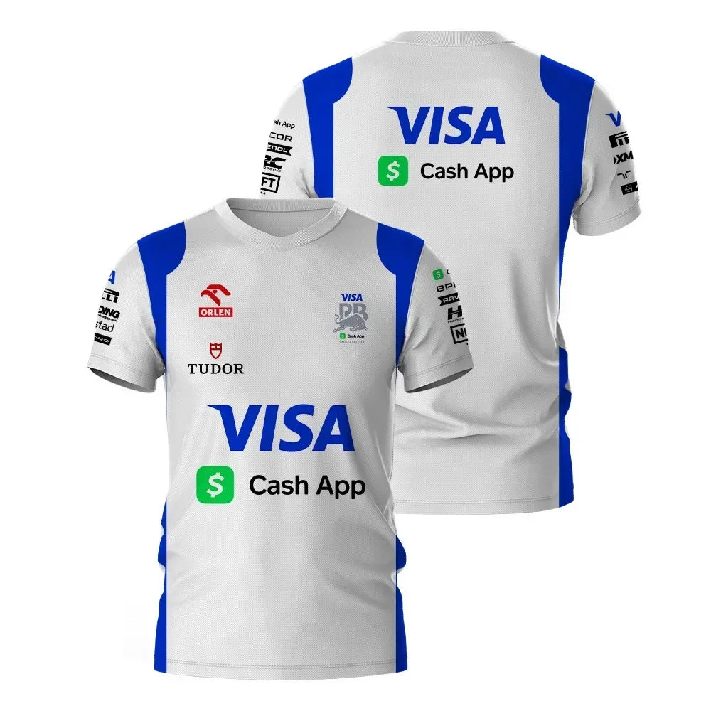 2025 Summer New F1 Racing RB Team shirt